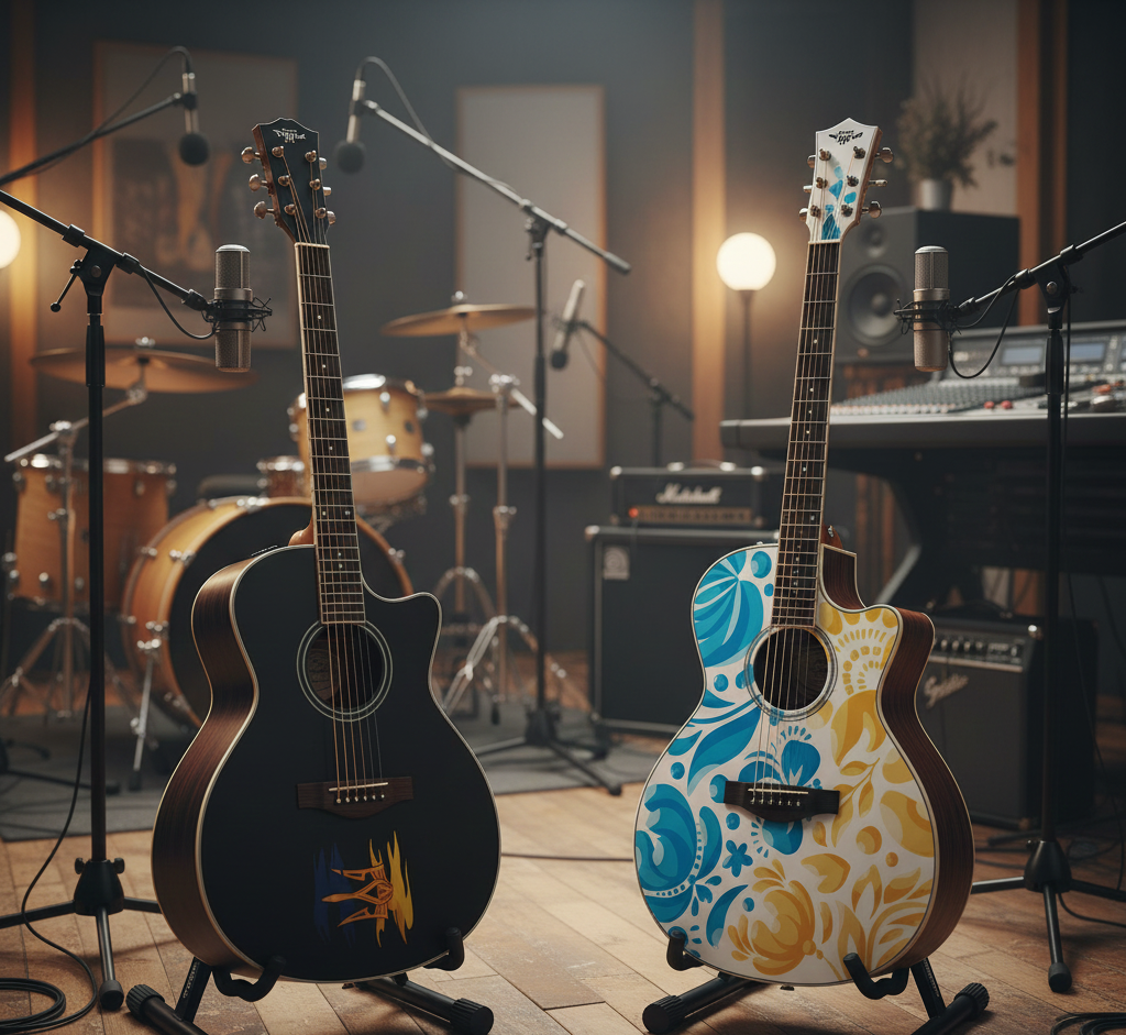 Новая партия патриотических гитар Tyma V-3 уже в UPsound – разлетаются быстрее, чем предыдущая!